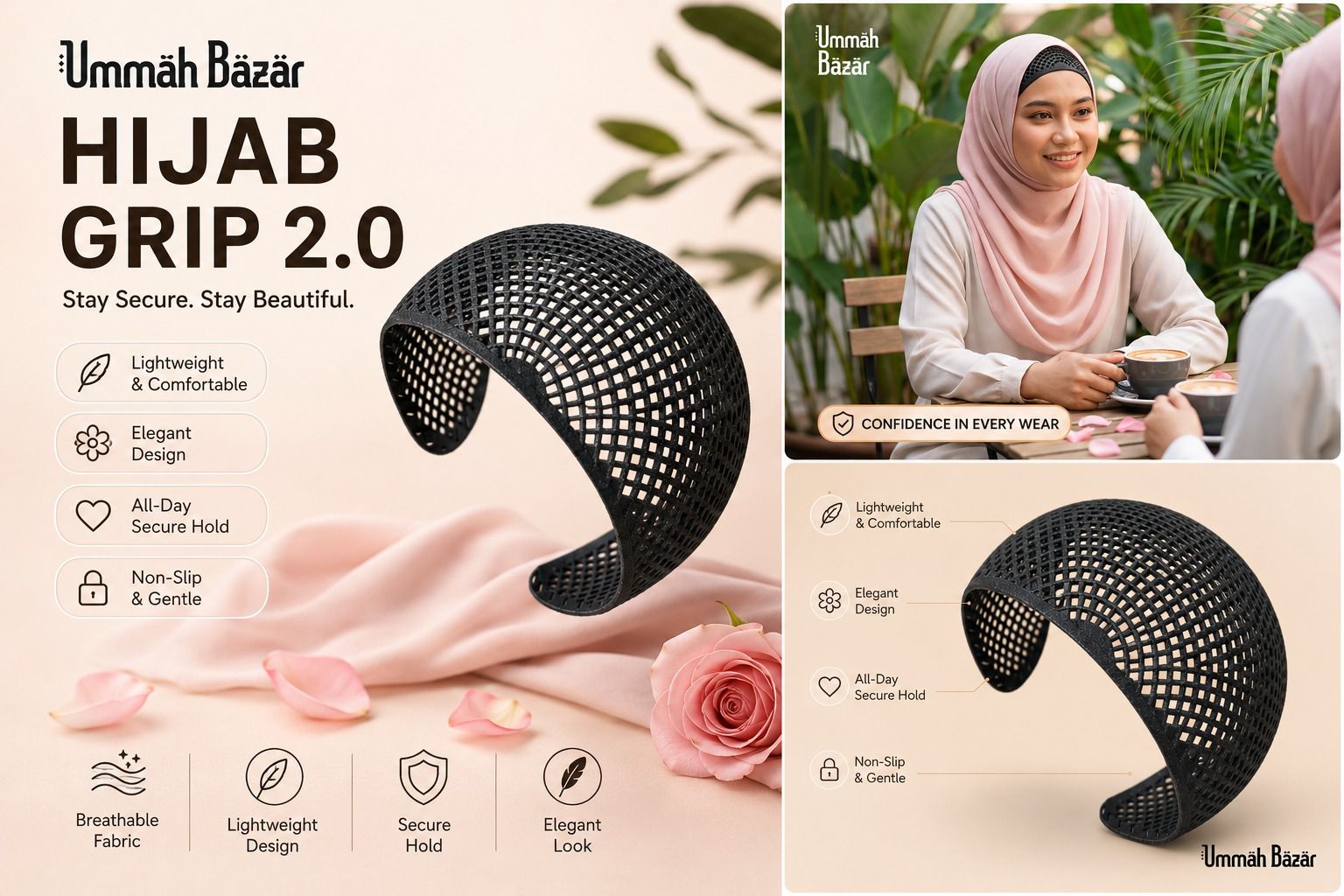UMMAH BAZAR HIJAB GRIP 2.0™️